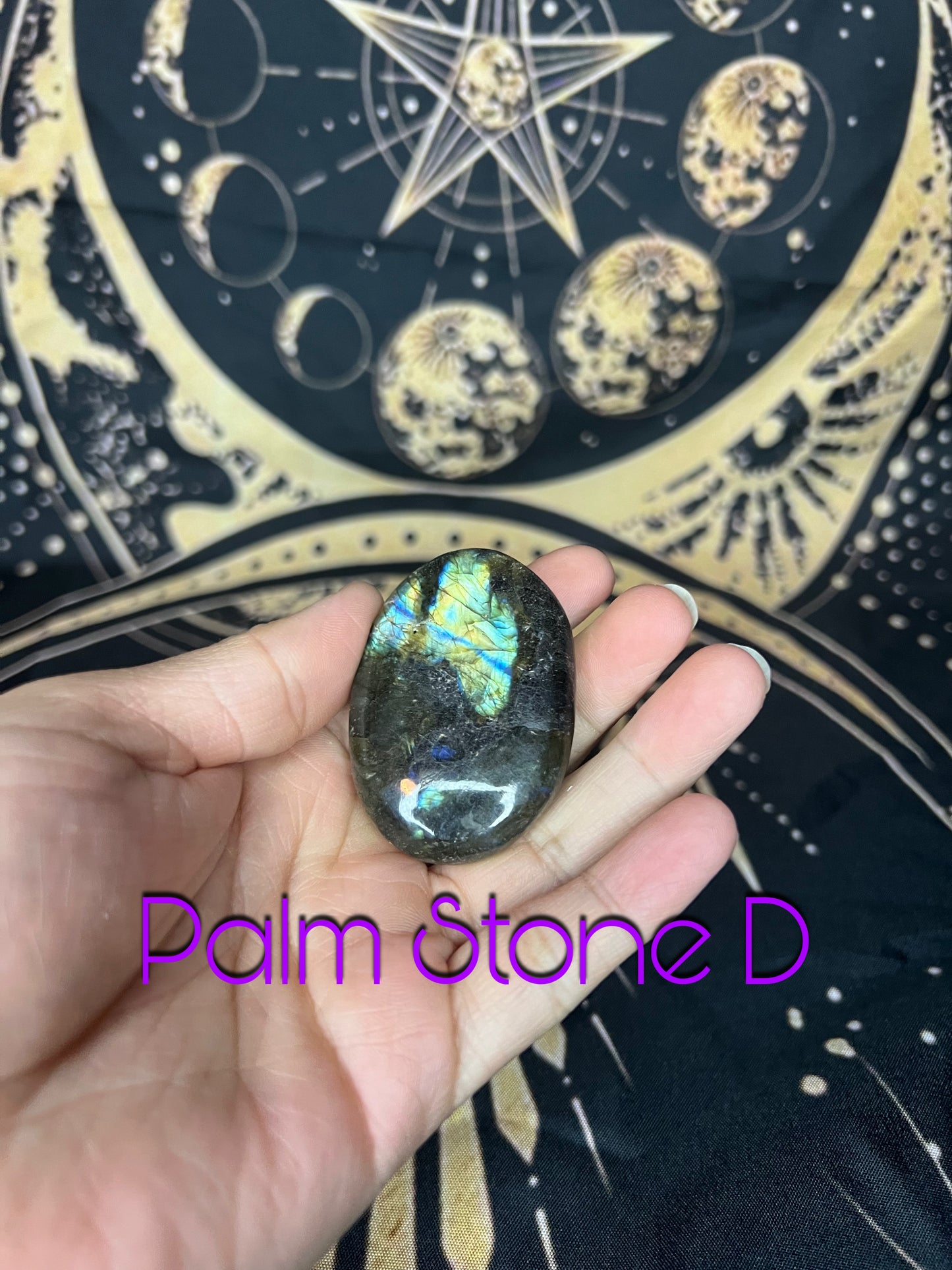 Labradorite Palm Stone