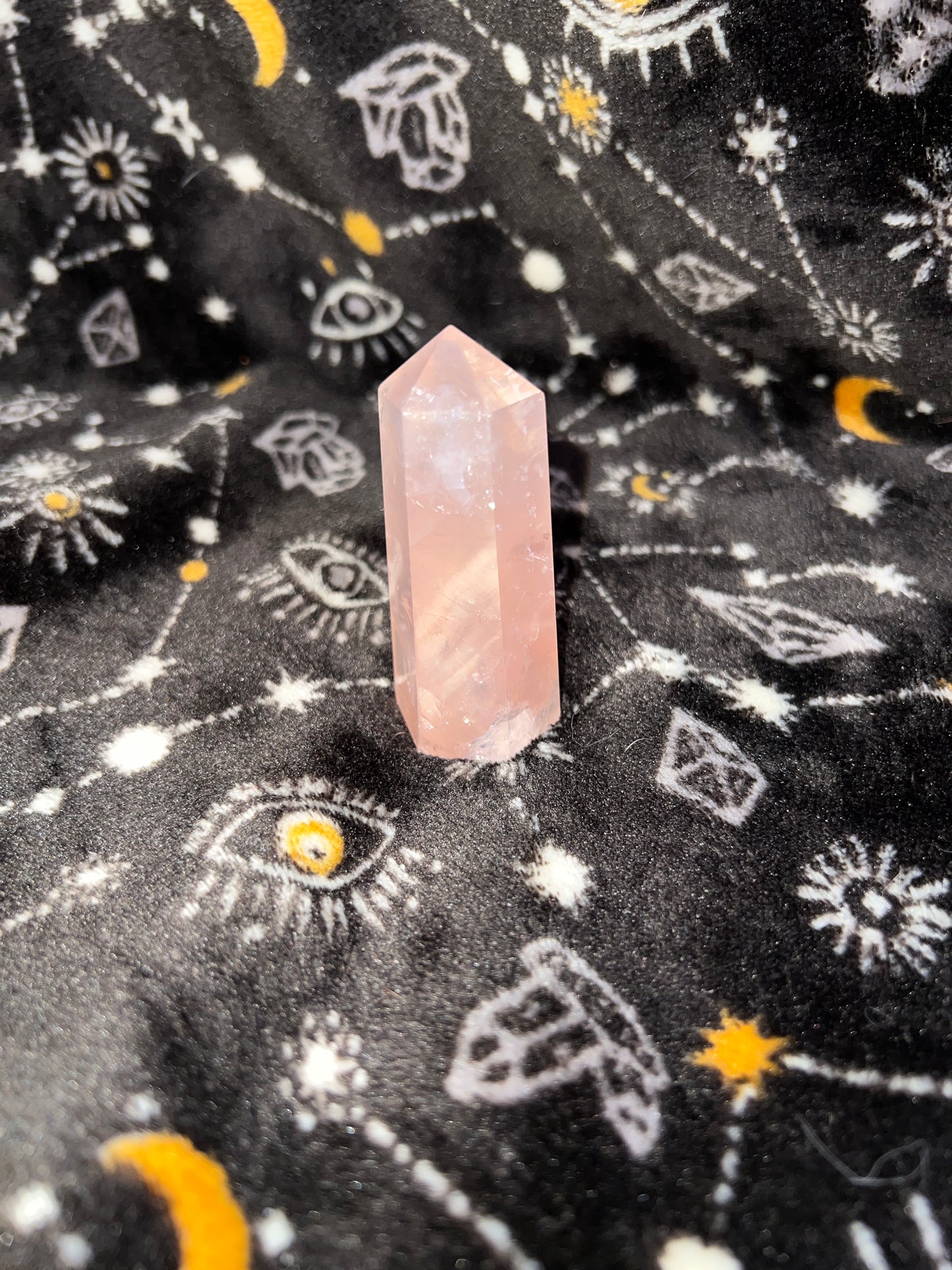 Rose quartz tower