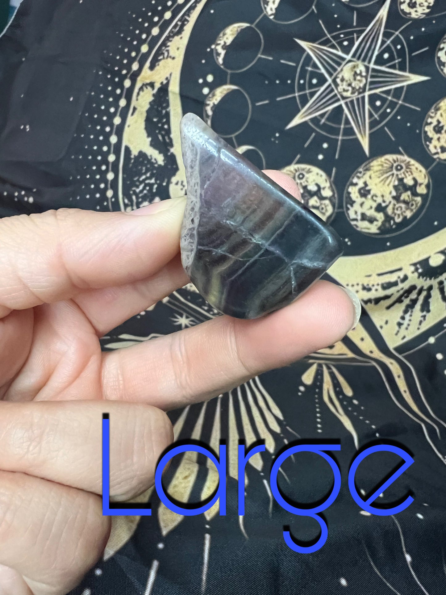 Fluorite tumbled stones