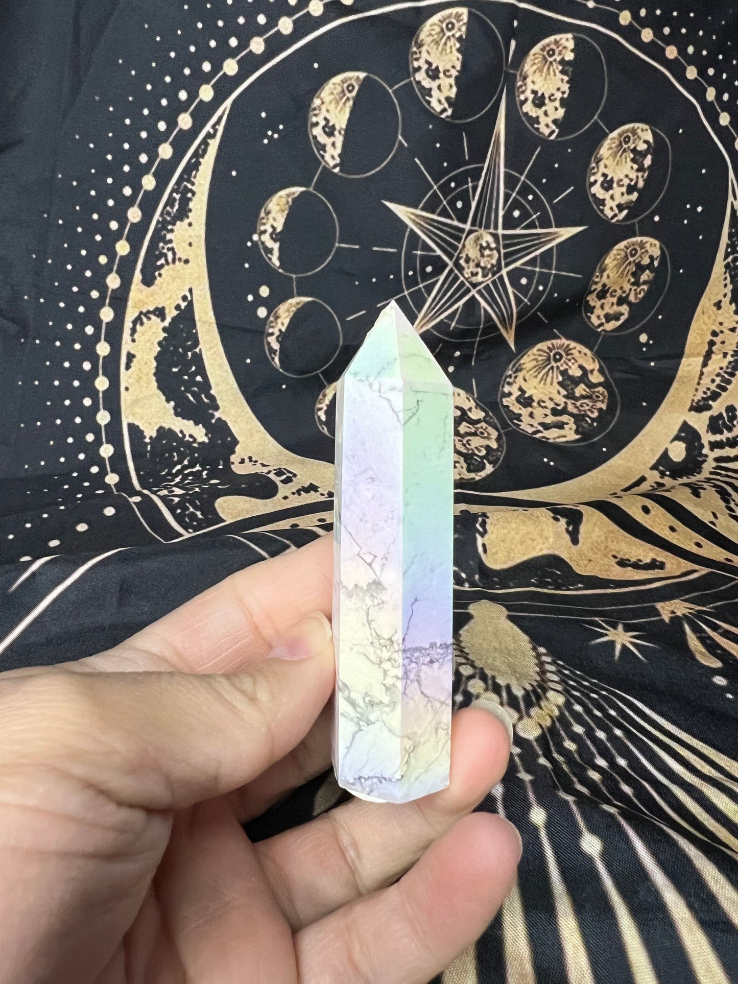 Angel Aura White Howlite