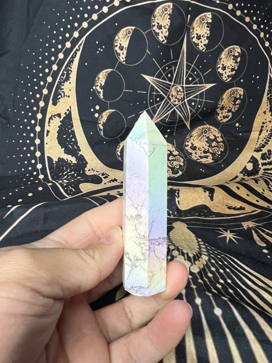 Angel Aura White Howlite