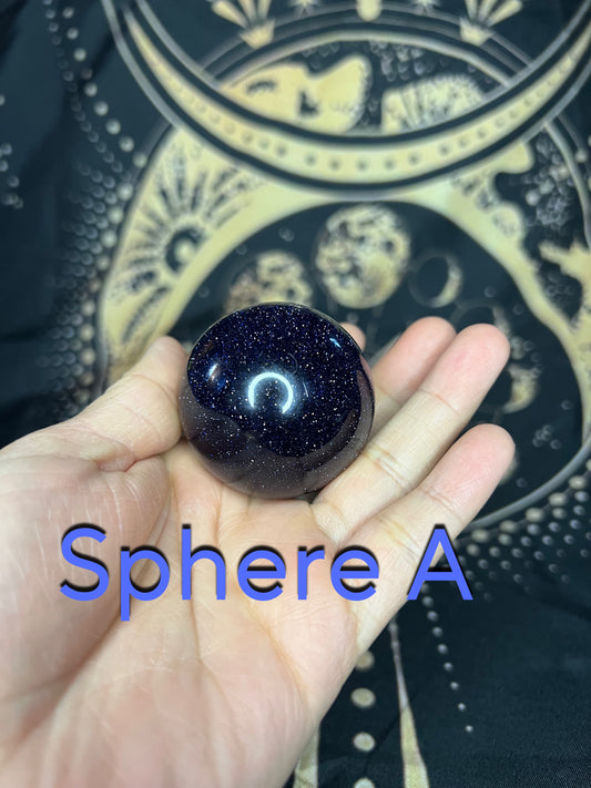 Blue Sandstone Spheres