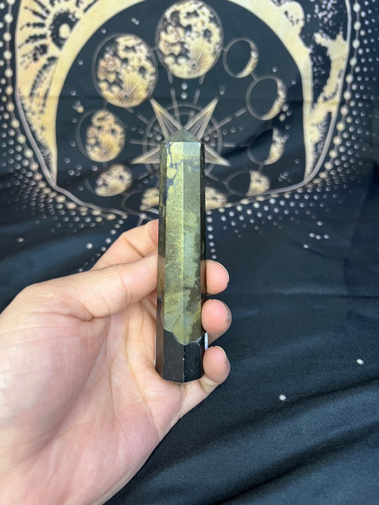 Pyrite Double Point Wand