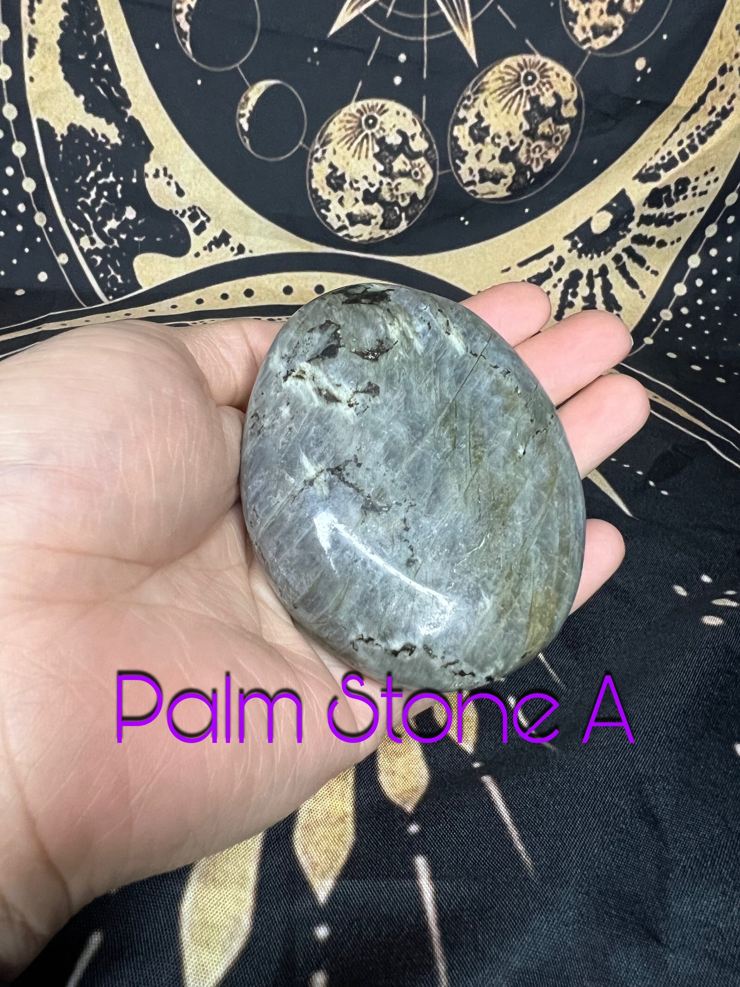 Labradorite Palm Stone