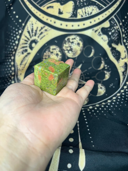 Unakite Cube