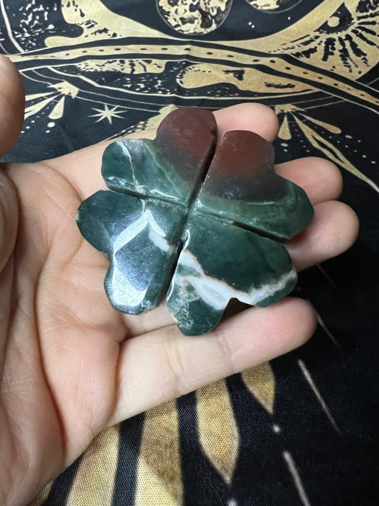 Moss Agate Clover