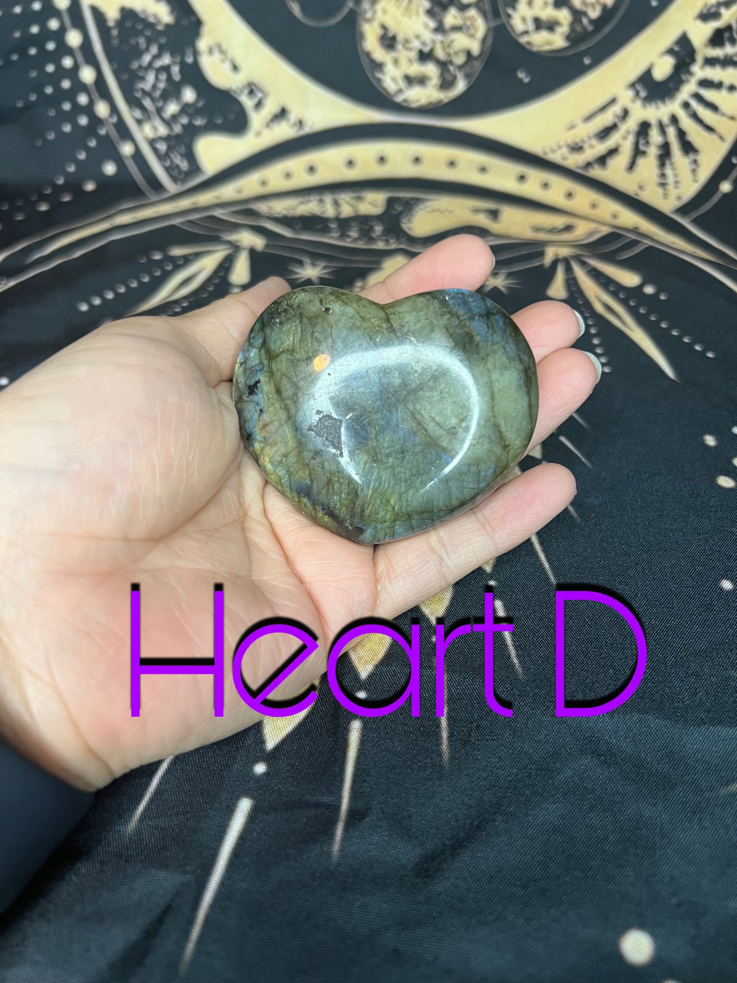 Labradorite Hearts