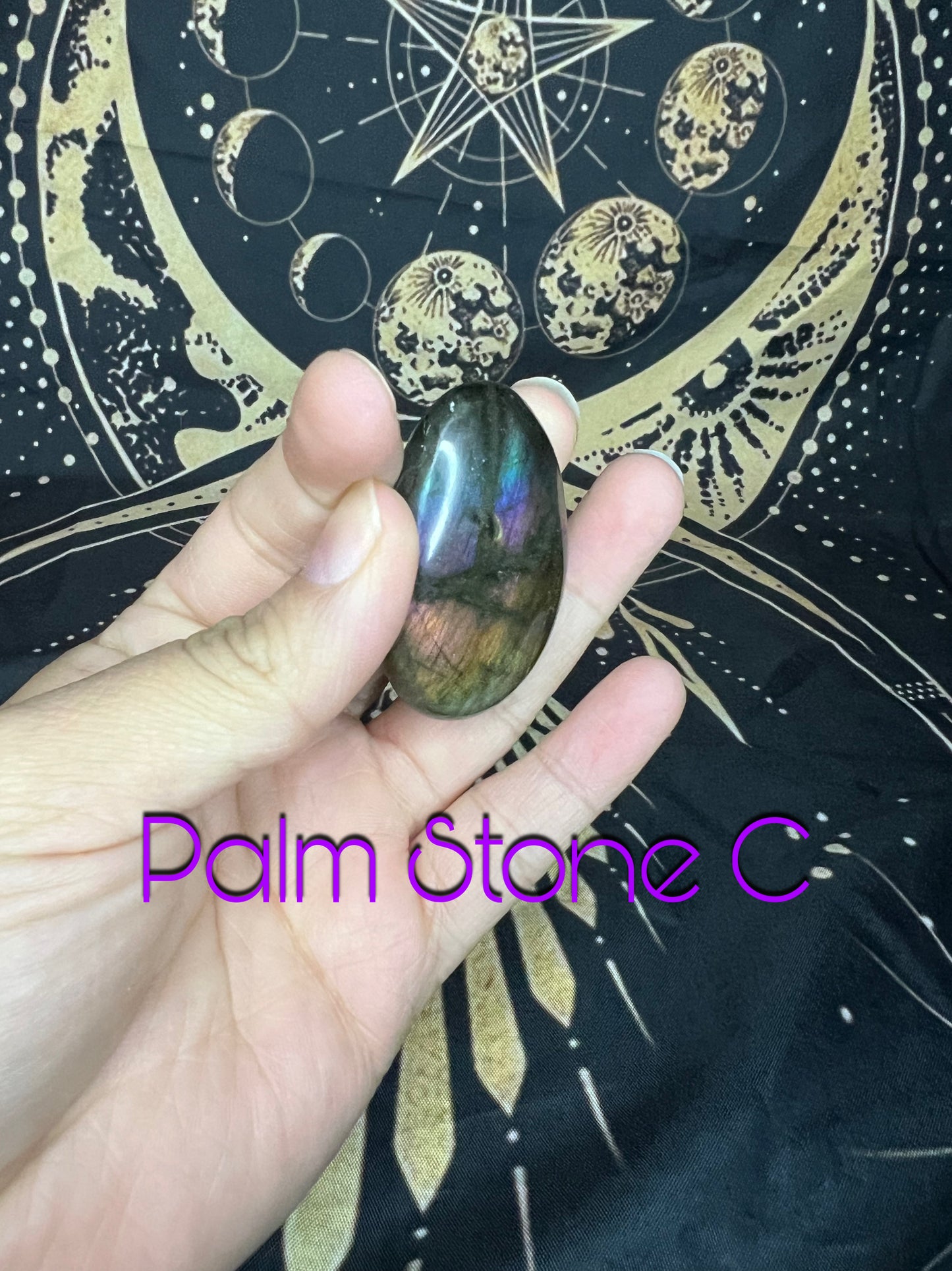 Labradorite Palm Stone