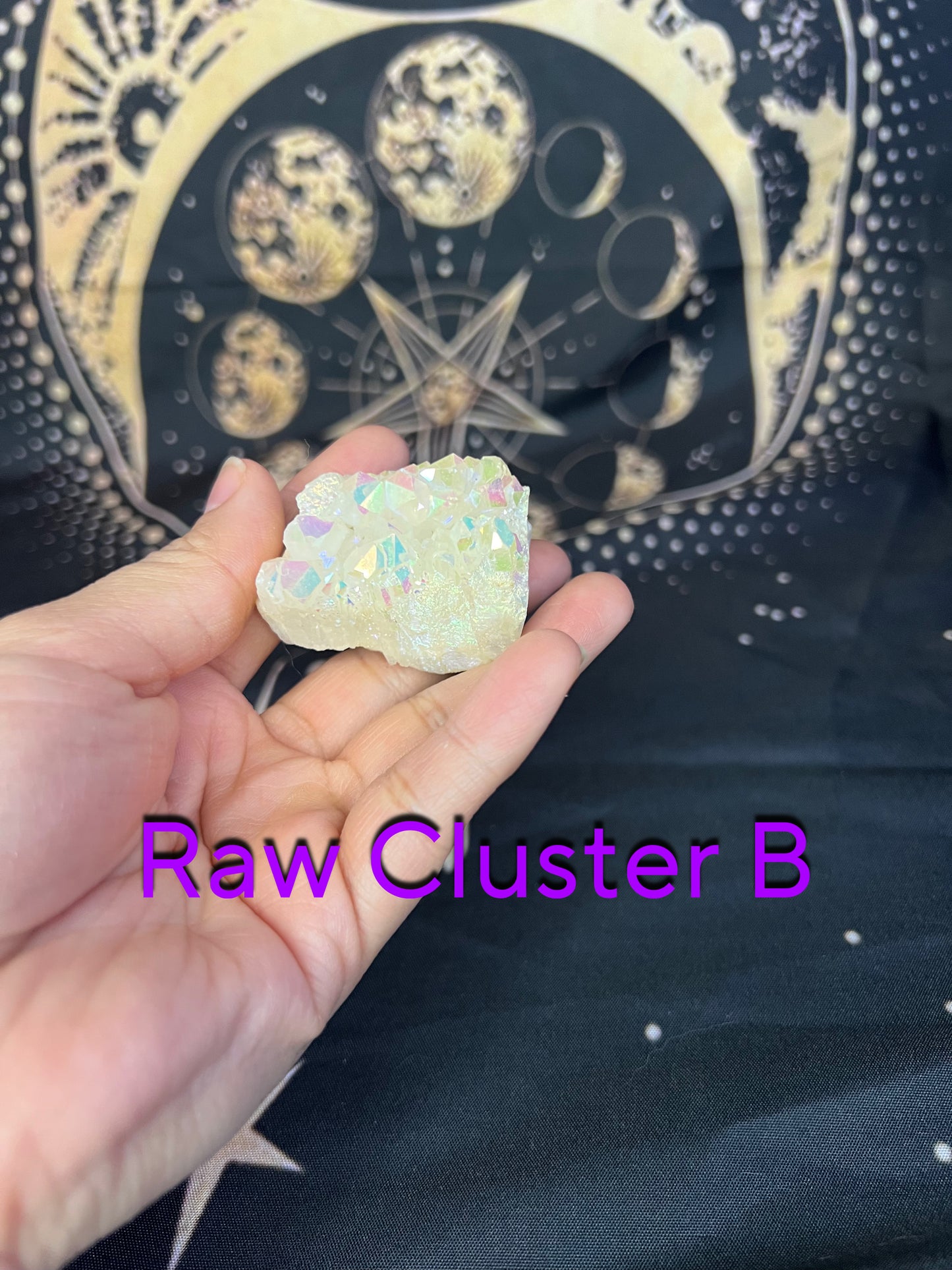 Angel Aura Quartz Raw Clusters