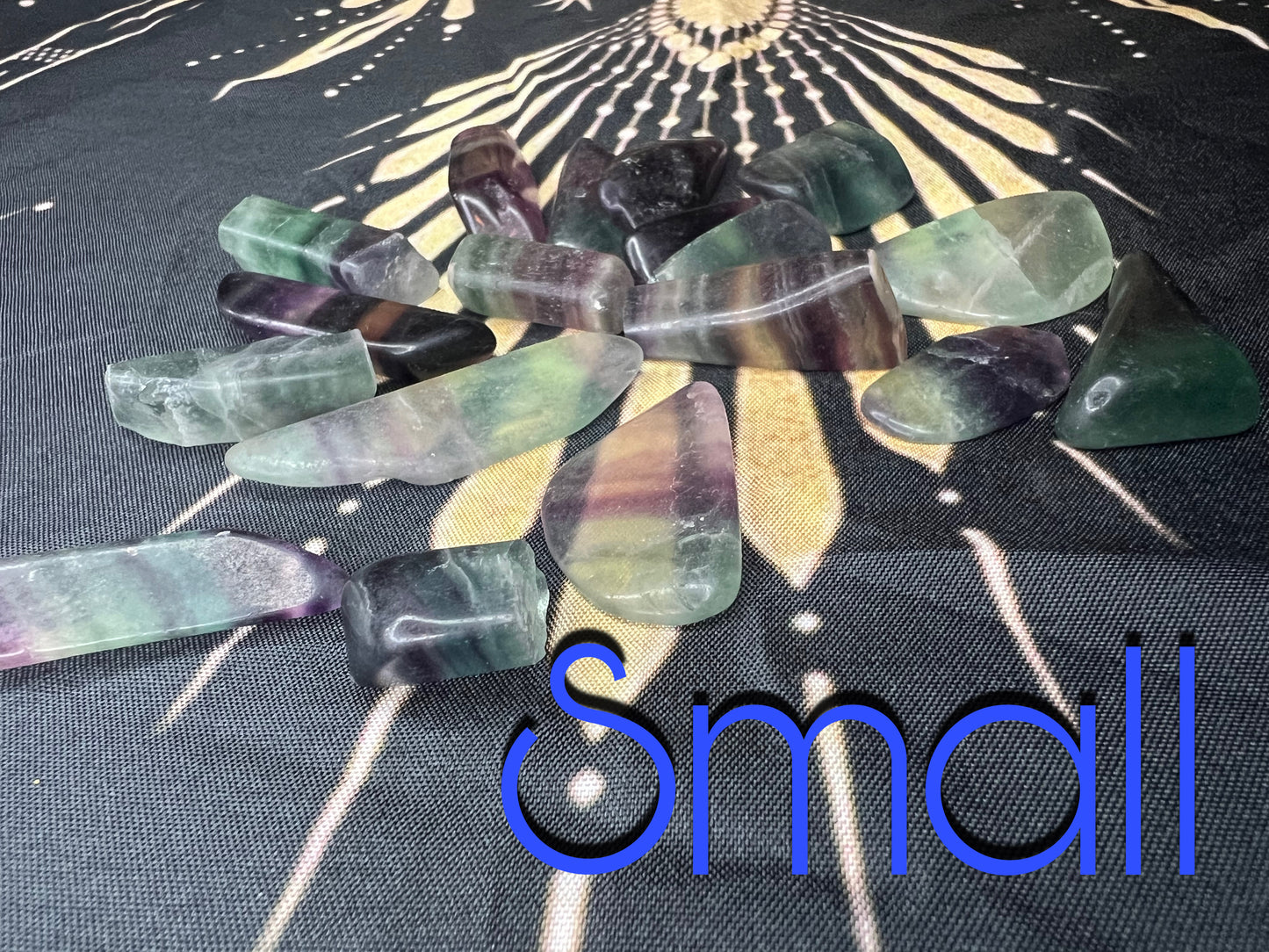Fluorite tumbled stones
