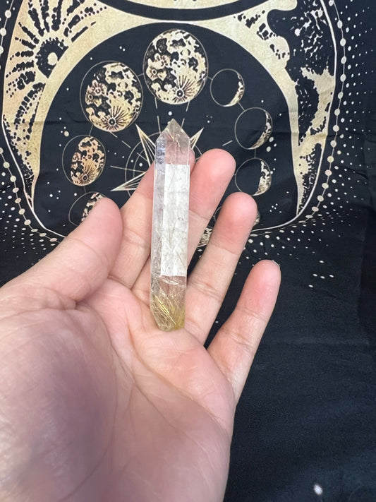 Golden Rutilated Quartz Point