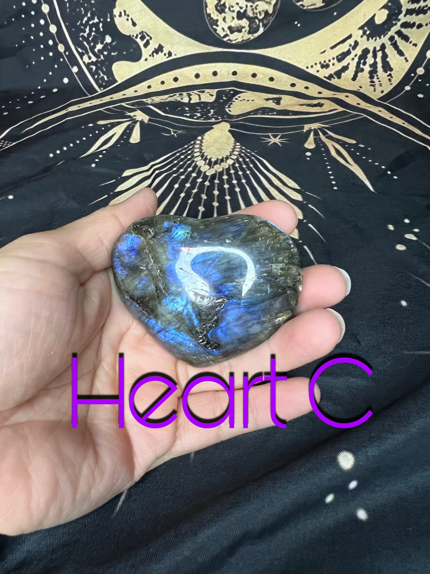Labradorite Hearts