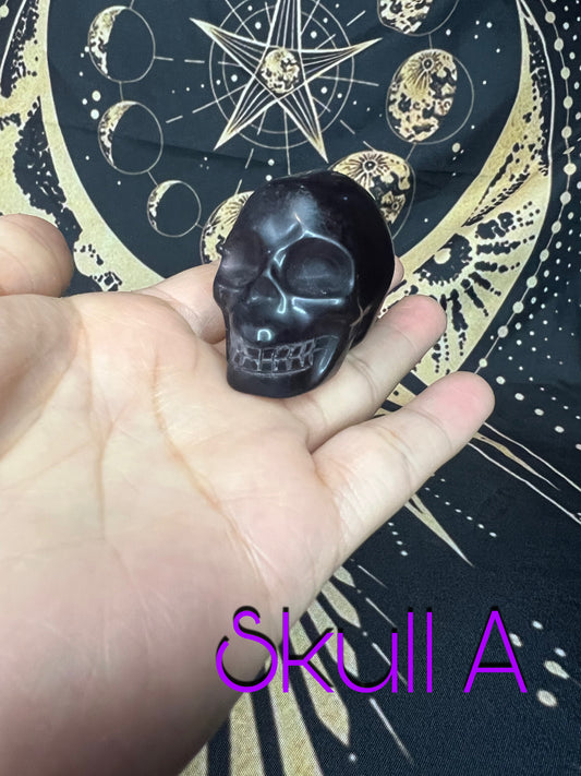 Fluorite Skull