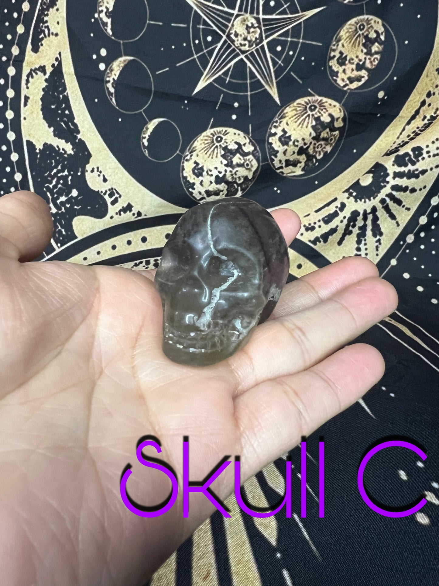 Fluorite Skull