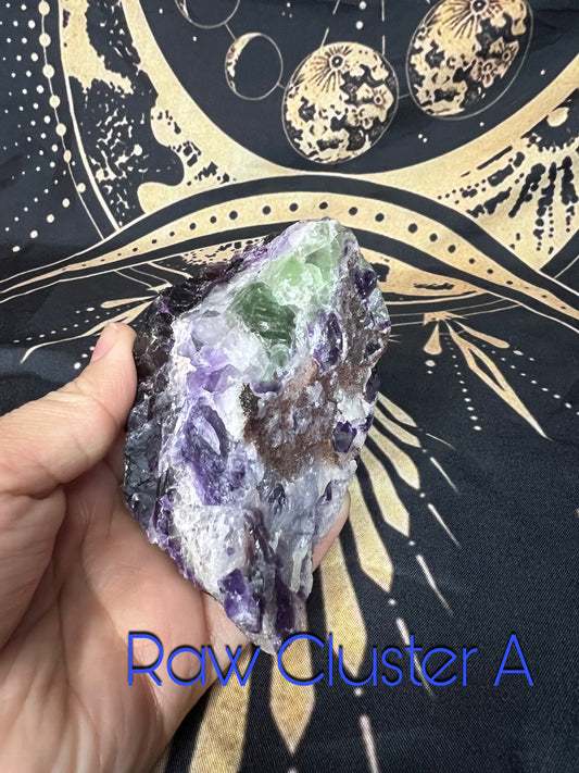 Fluorite Raw Cluster